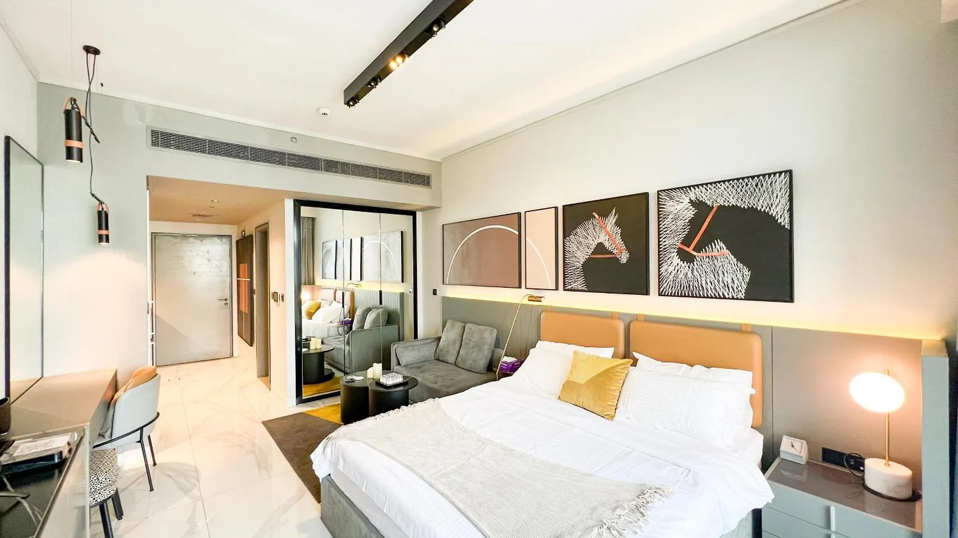 Mag318, Modern Studio Apartment With Great Amenities And Canal View, 5Min Walk To Dubai Mall 0*,